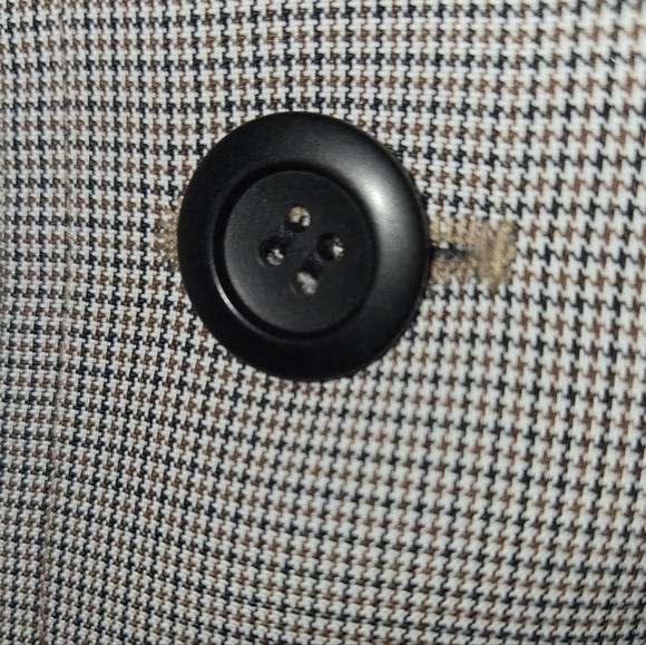 40L Vintage London Fog Limited Edition Overcoat Micro-Houndstooth Made in USA - Picture 8 of 16